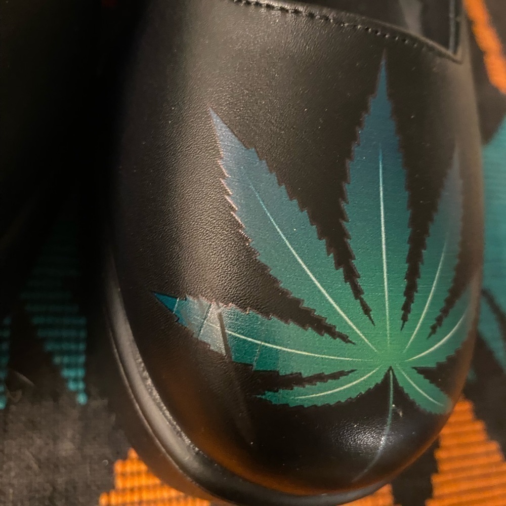 Koi footwear Dope Dreamz pot leaf chunky Mary Jane shoes 6 - Picture 8 of 8